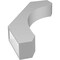 Ekena Millwork 4-in. W x 20-in. D x 32-in. H Legacy Architectural Grade PVC Knee Brace BRCP04X20X32LEC - alternate 5